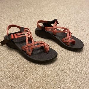 Orange Chacos size 10 great condition.